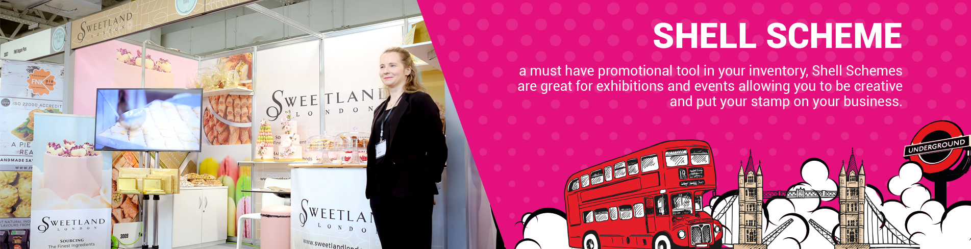 Shell Scheme Graphics & Panels for Exhibitions