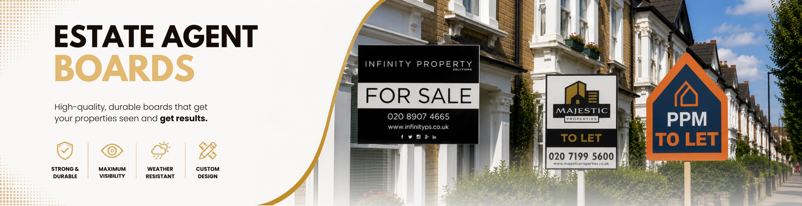 Estate Agent Boards