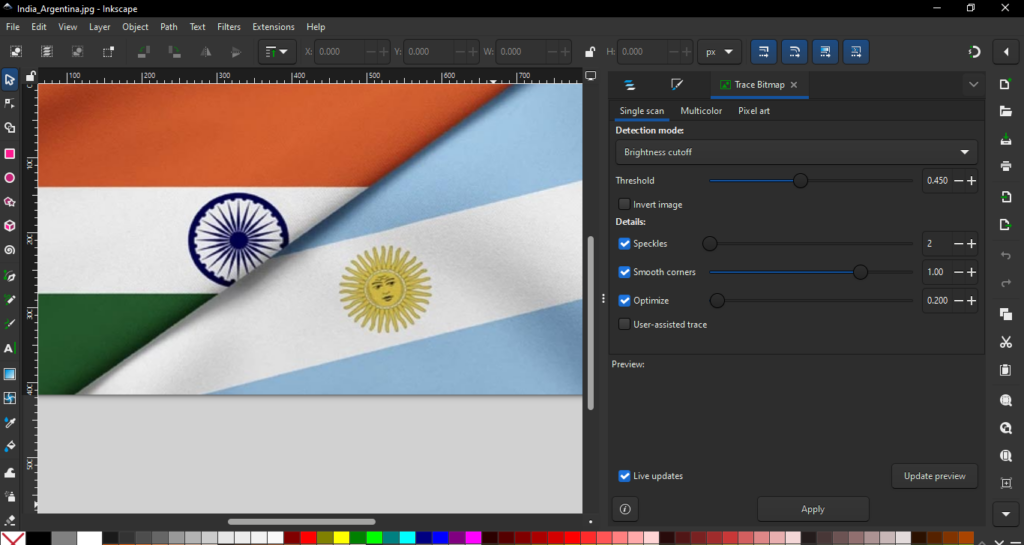 Inkscape software present - 5