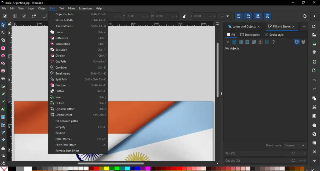 Inkscape software present 5