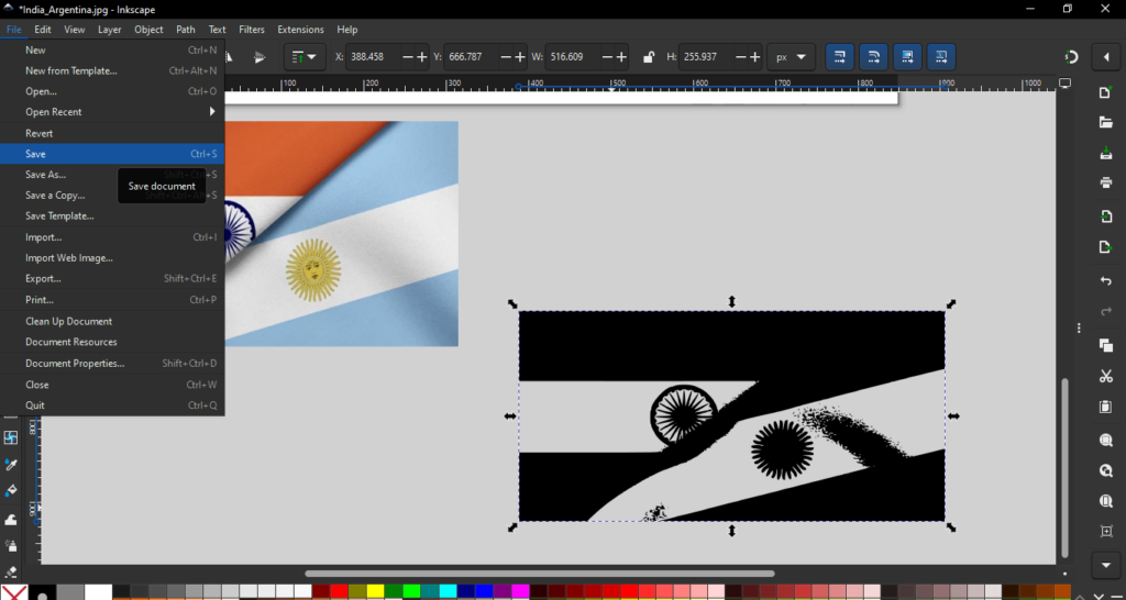 Inkscape software present 9