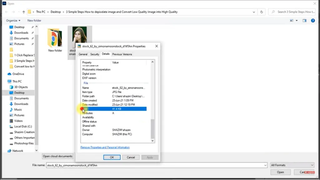 How to Improve Image Quality in Photoshop step-1